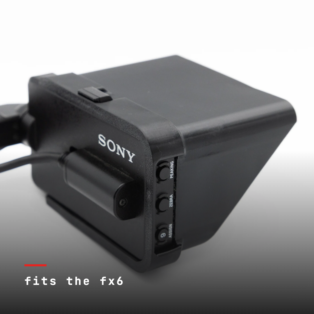 Sony FX6 Monitor Hood — Newsshooter
